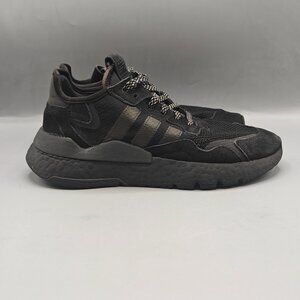 Adidas Nite Jogger Men's 8 shoes Black Reflective alethic Sneakers BD7954
